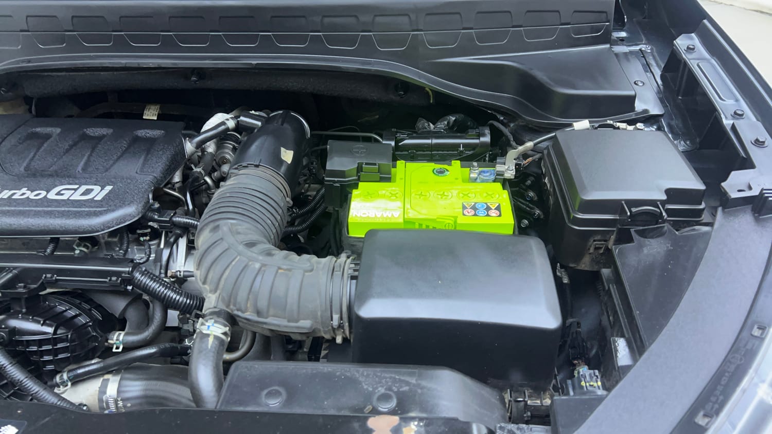 Used 2022 Kia Sonet Anniversary Edition 1.0 DCT Petrol Automatic engine ENGINE LEFT SIDE VIEW