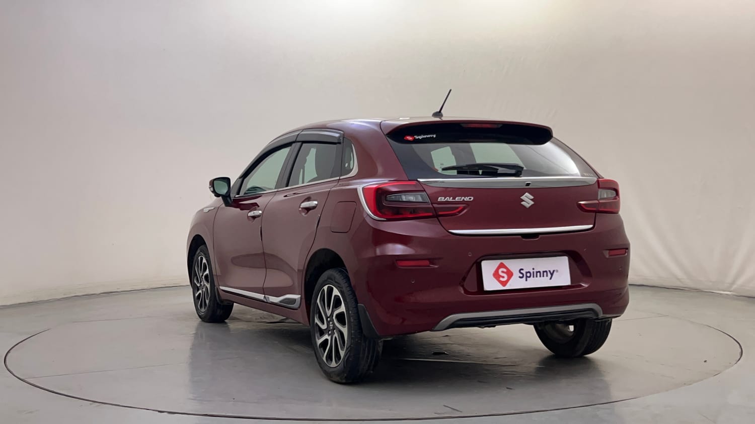 Used 2022 Maruti Suzuki Baleno Alpha AGS Petrol Automatic exterior LEFT REAR CORNER VIEW