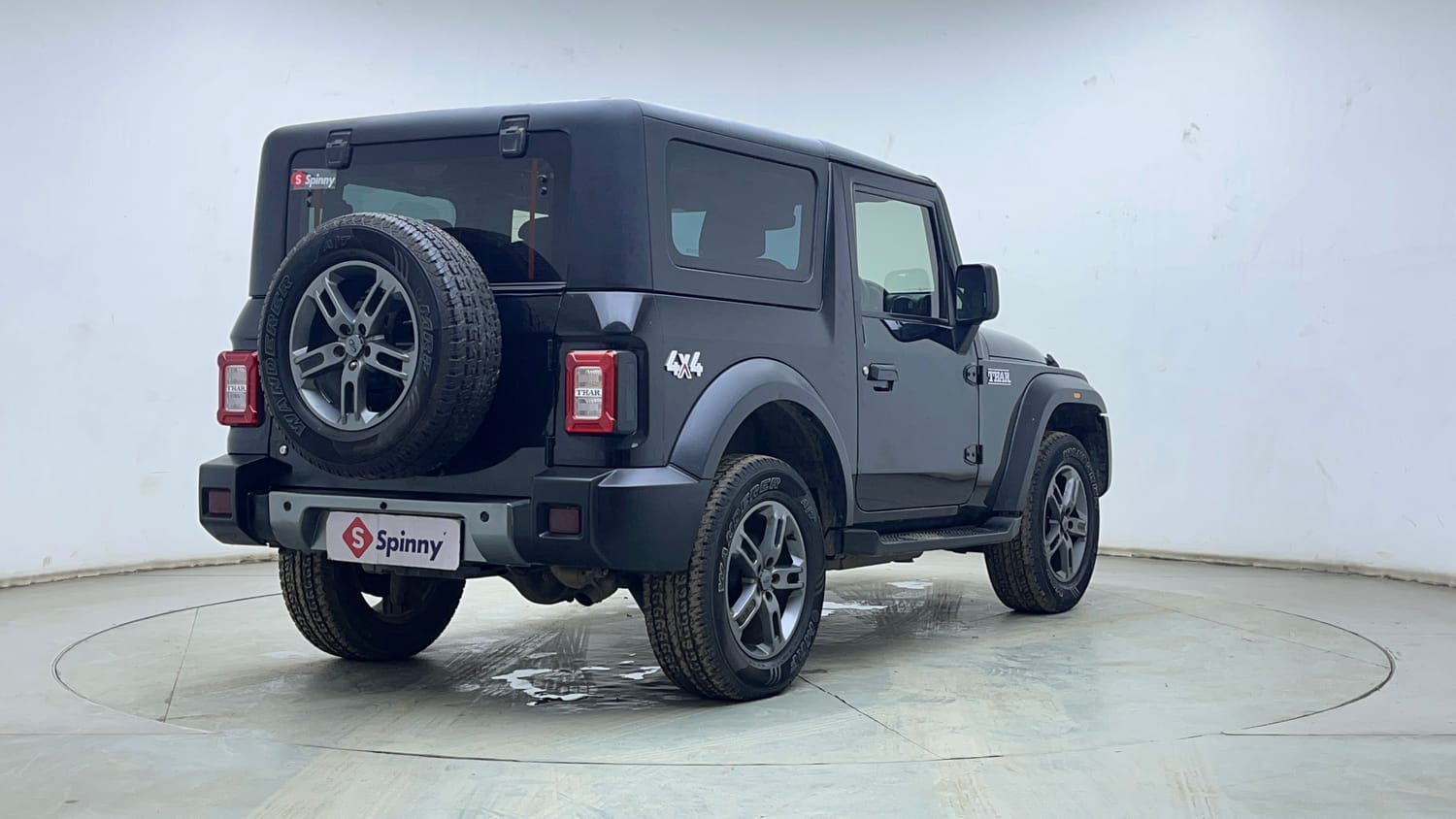 Used 2021 mahindra Thar LX Hard Top Diesel MT 4WD Diesel Manual exterior RIGHT REAR CORNER VIEW
