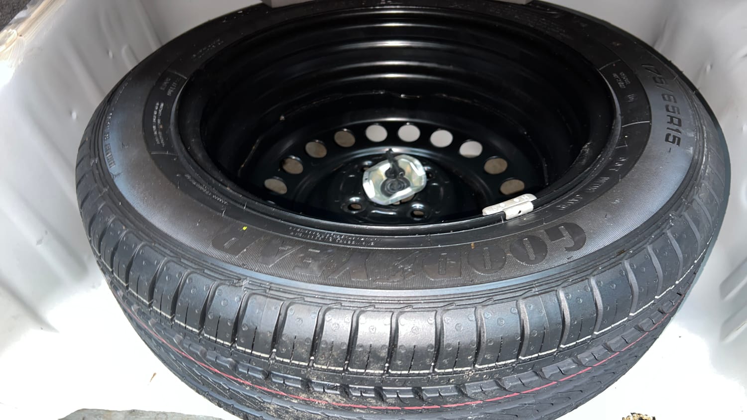 Used 2023 Honda City V Petrol CVT Petrol Automatic tyres SPARE TYRE VIEW