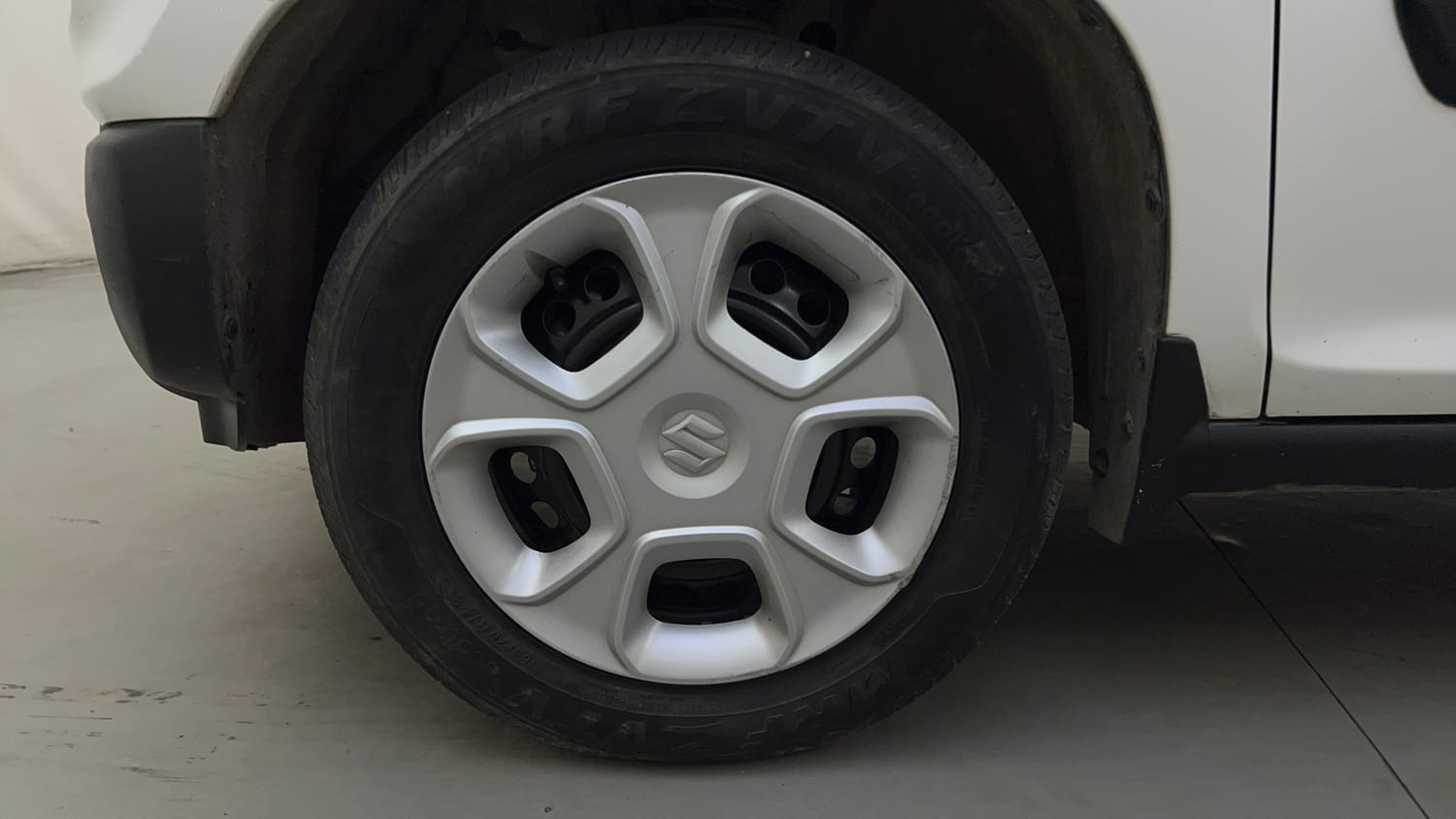 Used 2024 Maruti Suzuki S-Presso VXi Plus (O) AMT Petrol Automatic tyres LEFT FRONT TYRE RIM VIEW