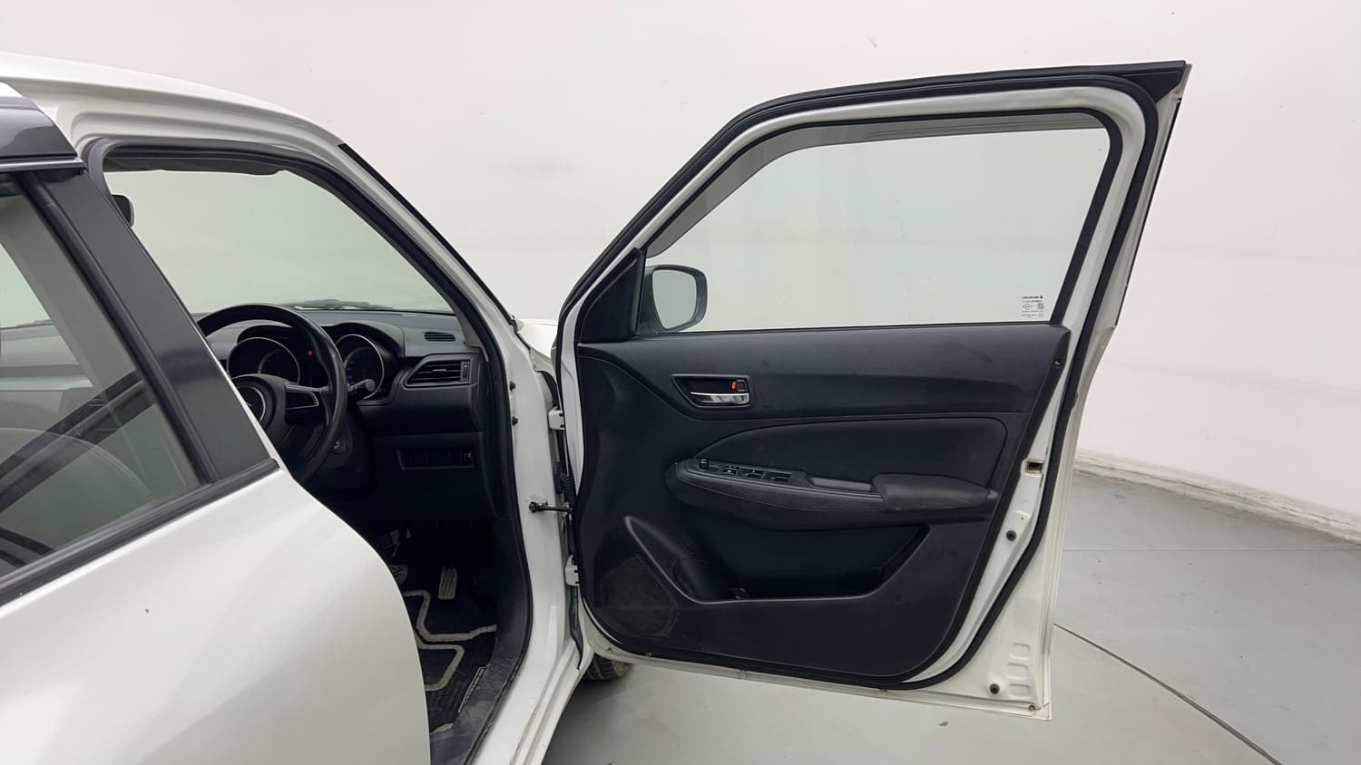 Used 2019 Maruti Suzuki Swift VXi AMT Petrol Automatic interior RIGHT FRONT DOOR OPEN VIEW