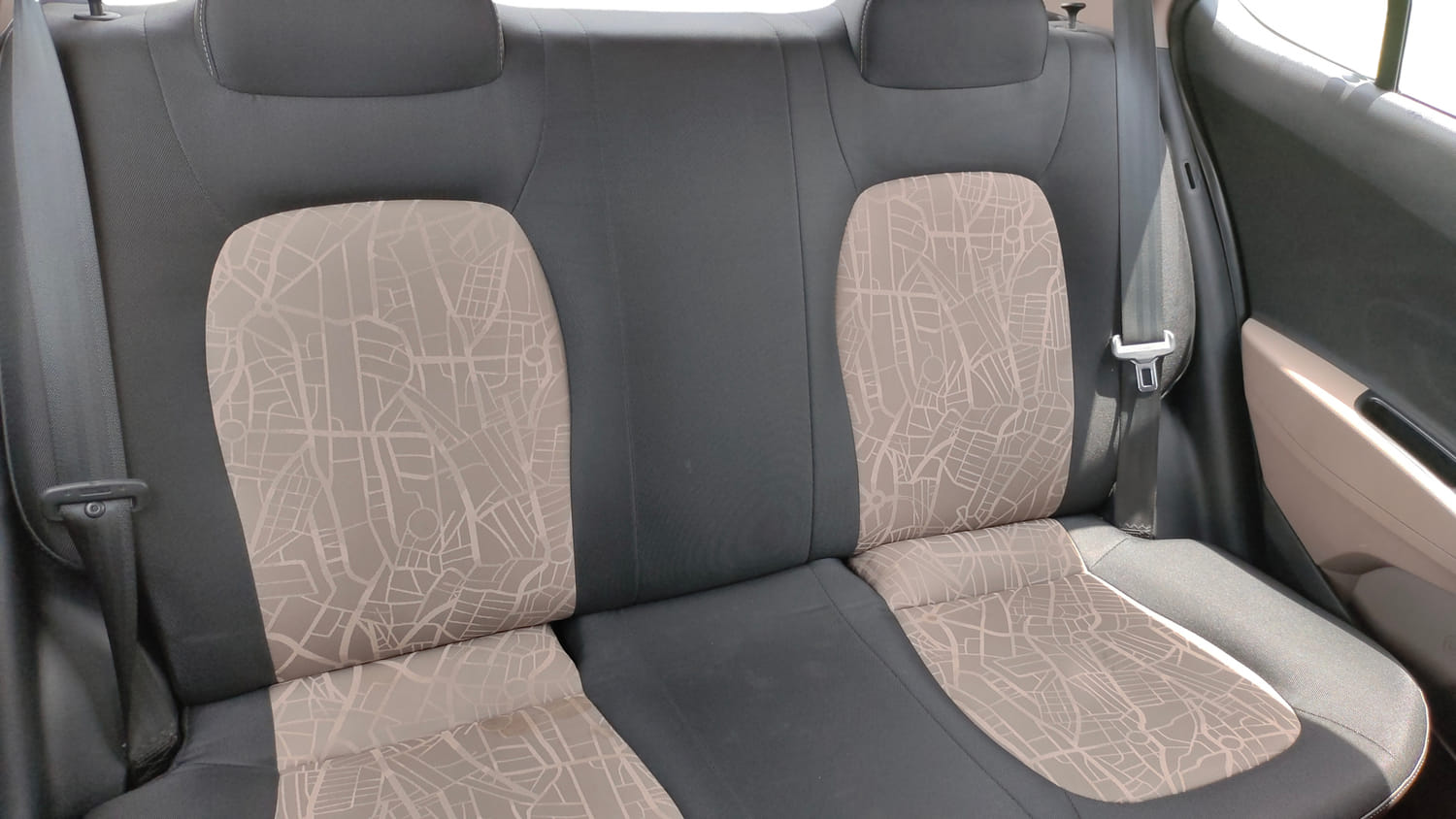 Used 2016 Hyundai Grand i10 Sportz 1.2 Kappa VTVT Petrol Manual interior REAR SEAT CONDITION VIEW