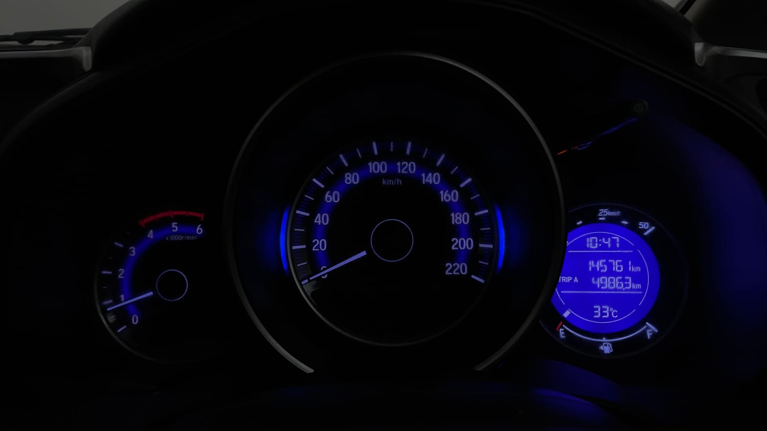 Used 2016 Honda Jazz VX Diesel Diesel Manual interior CLUSTERMETER VIEW