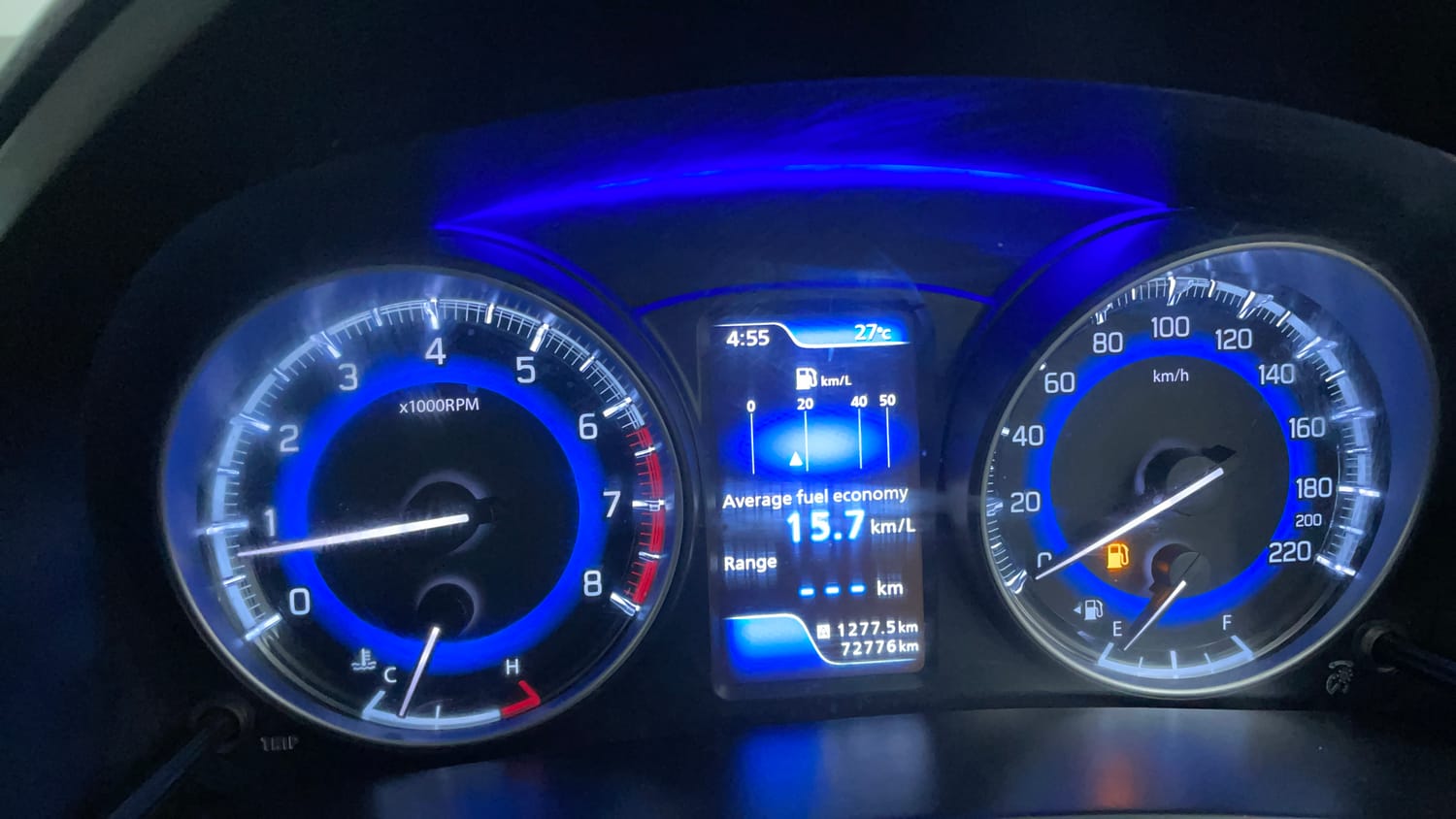 Used 2020 Maruti Suzuki Baleno Zeta Petrol Manual interior CLUSTERMETER VIEW