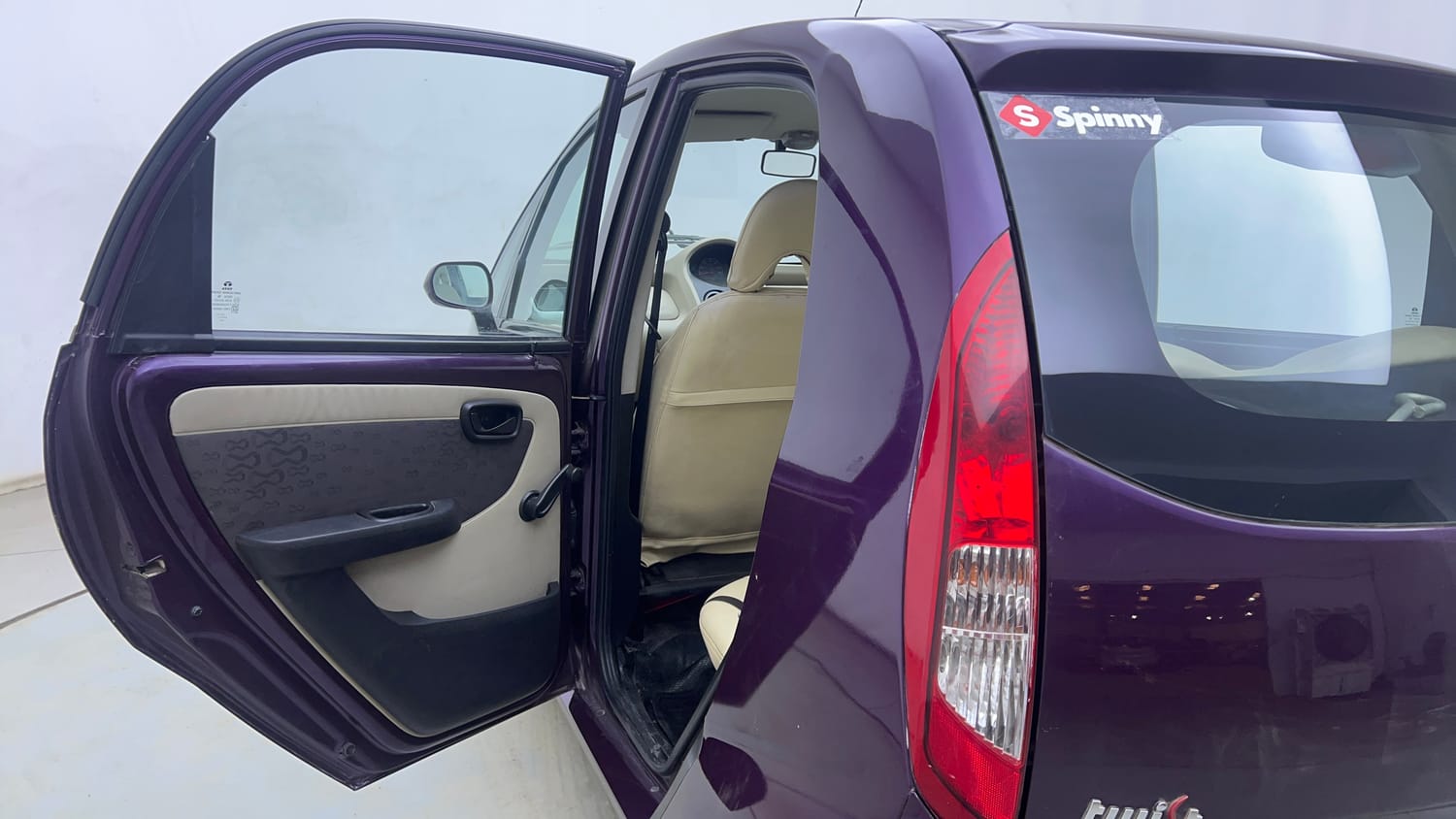Used 2016 Tata Nano GenX XT Petrol Manual interior LEFT REAR DOOR OPEN VIEW
