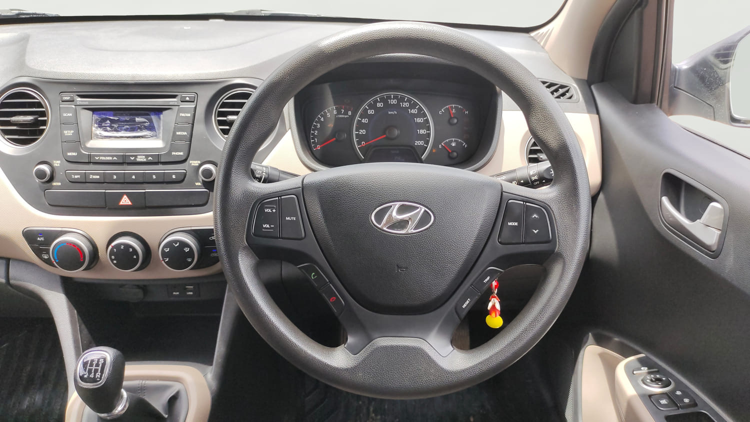 Used 2016 Hyundai Grand i10 Sportz 1.2 Kappa VTVT Petrol Manual interior STEERING VIEW