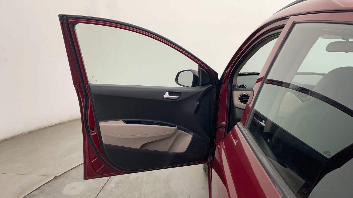 Used 2017 Hyundai Grand i10 Asta 1.2 Kappa VTVT Petrol Manual interior LEFT FRONT DOOR OPEN VIEW