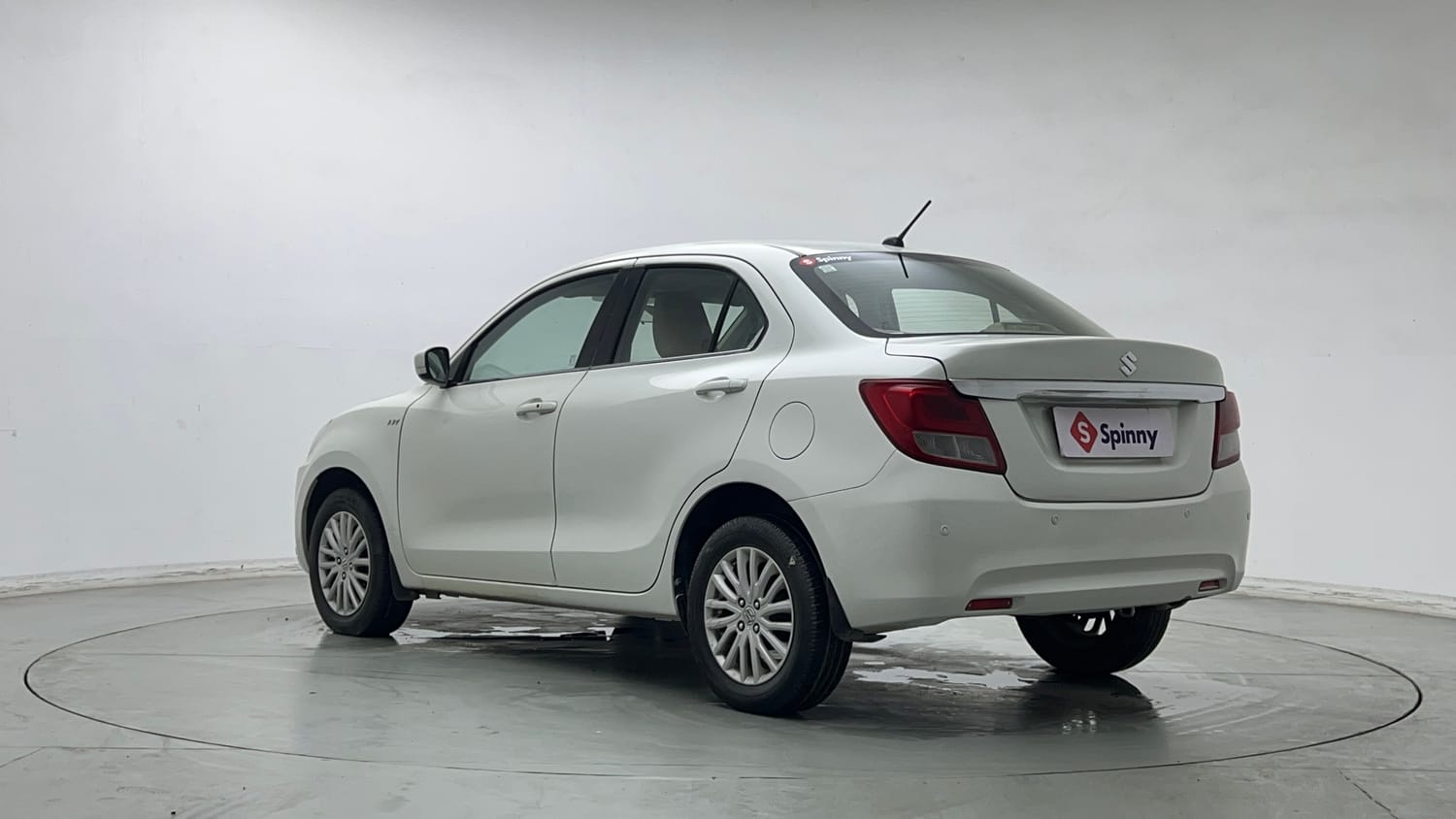 Used 2019 Maruti Suzuki Dzire ZXi AMT Petrol Automatic exterior LEFT REAR CORNER VIEW