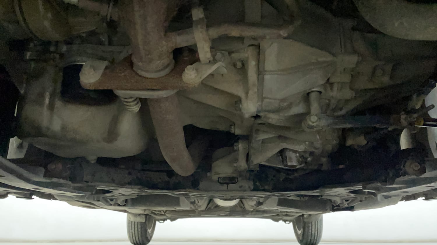 Used 2022 Maruti Suzuki Swift VXi Petrol Manual extra FRONT LEFT UNDERBODY VIEW
