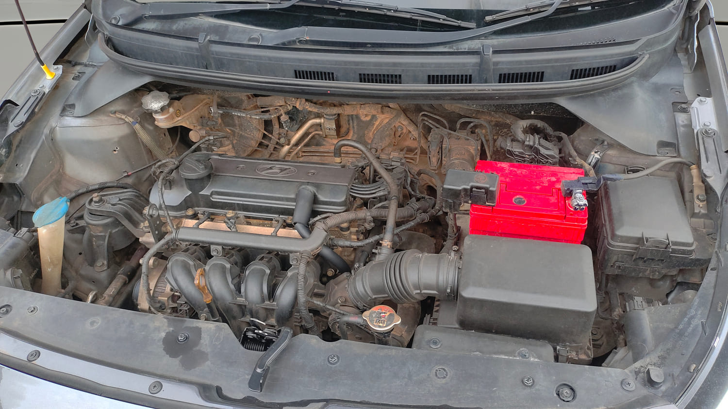 Used 2017 Hyundai Elite i20 Asta 1.2 (O) Petrol Manual engine ENGINE LEFT SIDE VIEW
