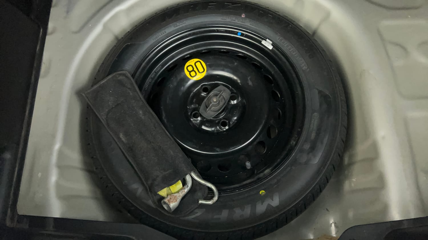 Used 2019 Maruti Suzuki Baleno Alpha Petrol Manual tyres SPARE TYRE VIEW