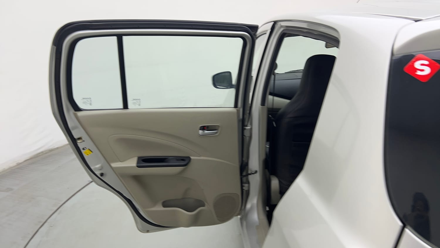 Used 2017 Maruti Suzuki Celerio ZXI (O) AMT Petrol Automatic interior LEFT REAR DOOR OPEN VIEW