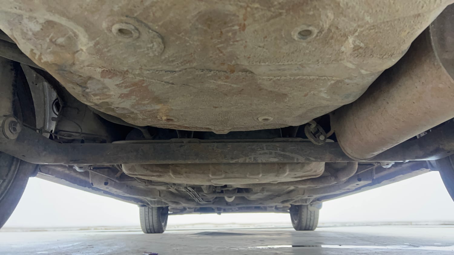 Used 2020 Tata Tigor XZ Plus Petrol Manual extra REAR UNDERBODY VIEW (TAKEN FROM REAR)