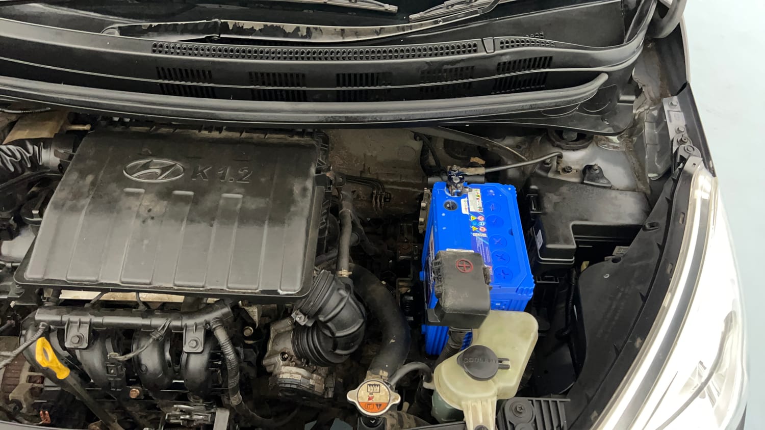 Used 2016 Hyundai Grand i10 Magna 1.2 Kappa VTVT Petrol Manual engine ENGINE LEFT SIDE VIEW