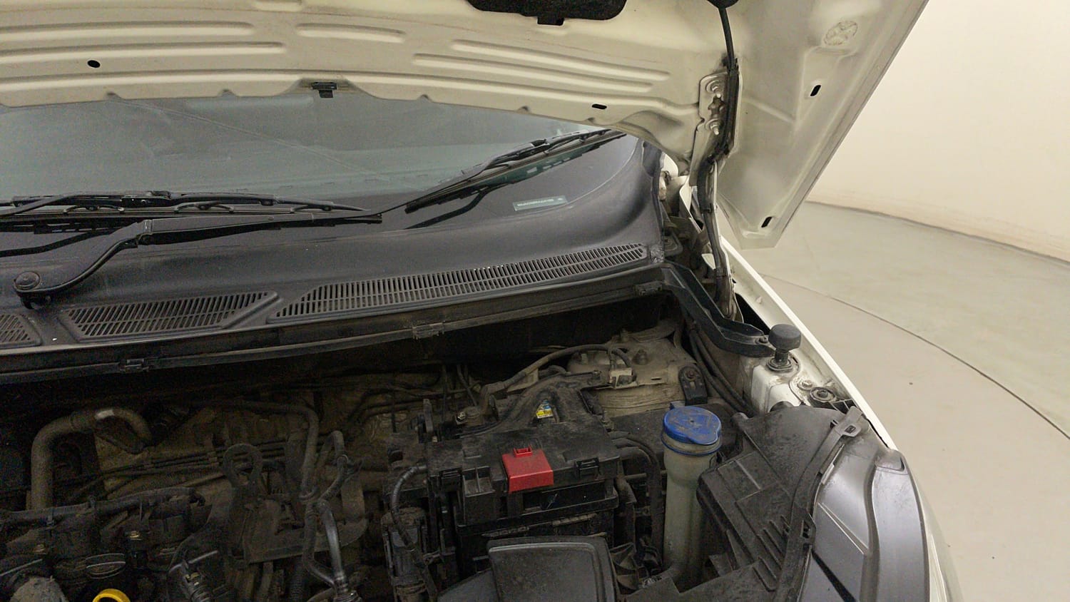 Used 2018 Ford EcoSport Titanium 1.5L Ti-VCT Petrol Manual engine ENGINE LEFT SIDE HINGE & APRON VIEW