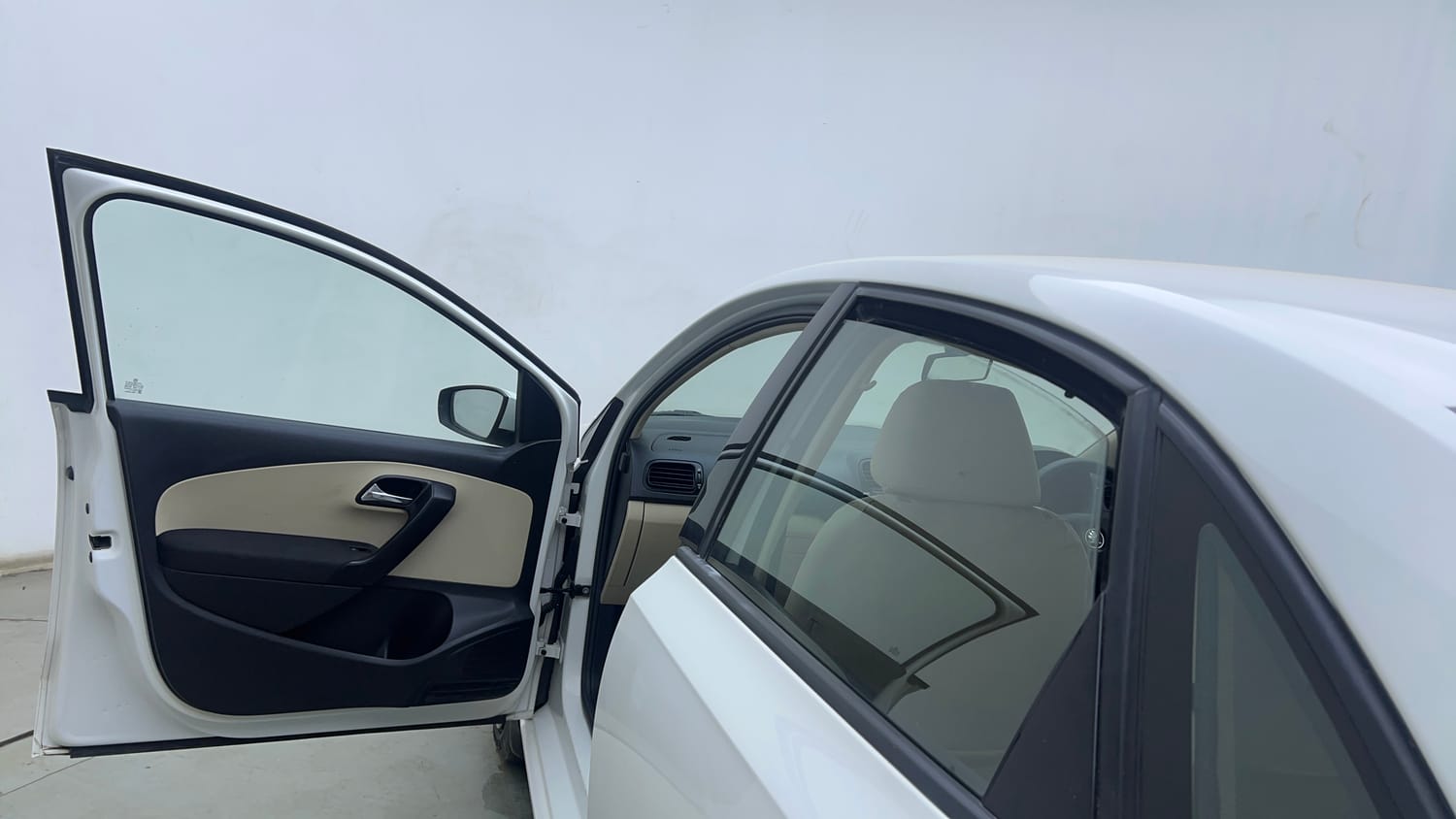 Used 2019 Skoda Rapid Active 1.6 MPI Petrol Manual interior LEFT FRONT DOOR OPEN VIEW
