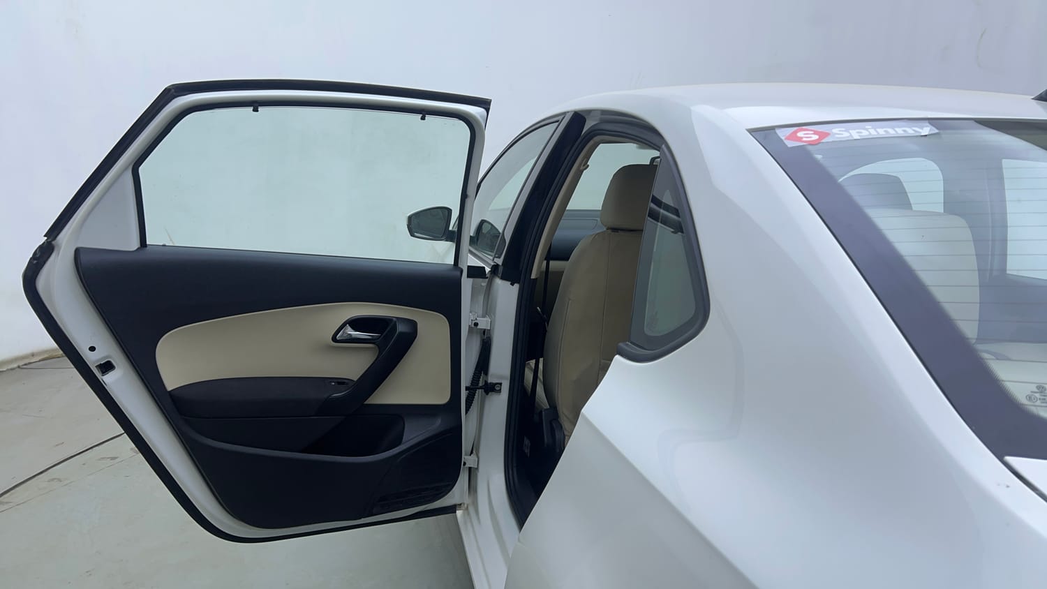 Used 2019 Skoda Rapid Active 1.6 MPI Petrol Manual interior LEFT REAR DOOR OPEN VIEW