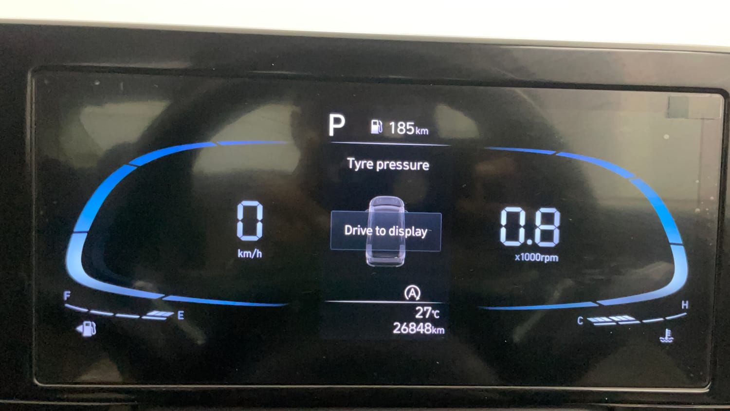 Used 2023 Hyundai Verna SX 1.5 Petrol IVT Petrol Automatic interior CLUSTERMETER VIEW