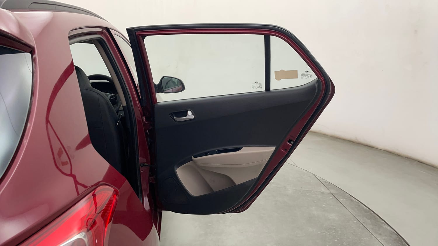 Used 2017 Hyundai Grand i10 Asta 1.2 Kappa VTVT Petrol Manual interior RIGHT REAR DOOR OPEN VIEW