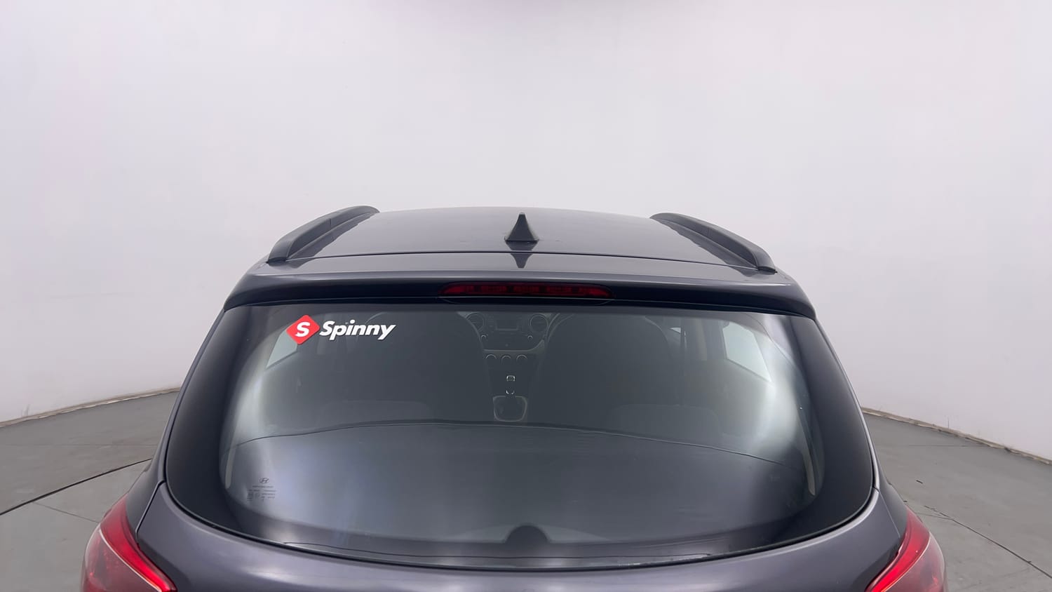 Used 2013 Hyundai Grand i10 Sportz 1.2 Kappa VTVT Petrol Manual exterior BACK WINDSHIELD VIEW