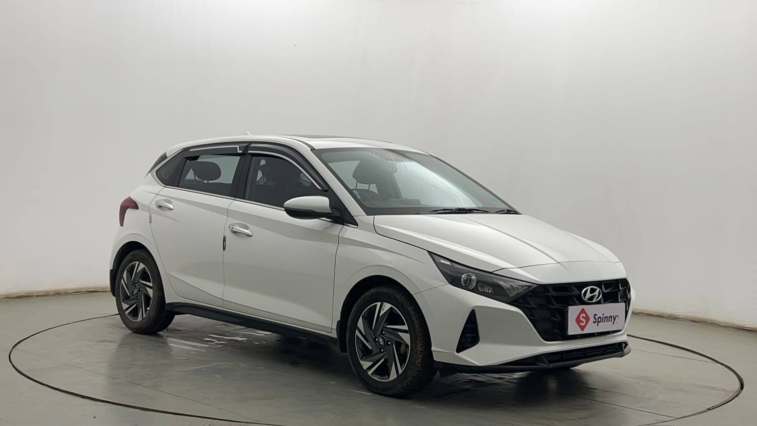 Used 2022 Hyundai New i20 Asta (O) 1.2 MT Petrol Manual exterior RIGHT FRONT CORNER VIEW