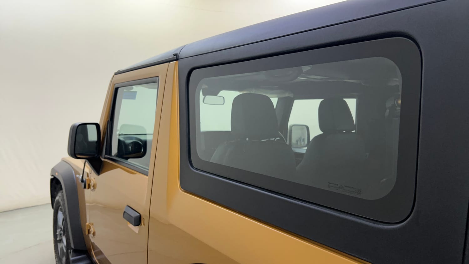Used 2023 Mahindra Thar LX Hard Top Petrol AT RWD Petrol Automatic interior LEFT REAR DOOR OPEN VIEW