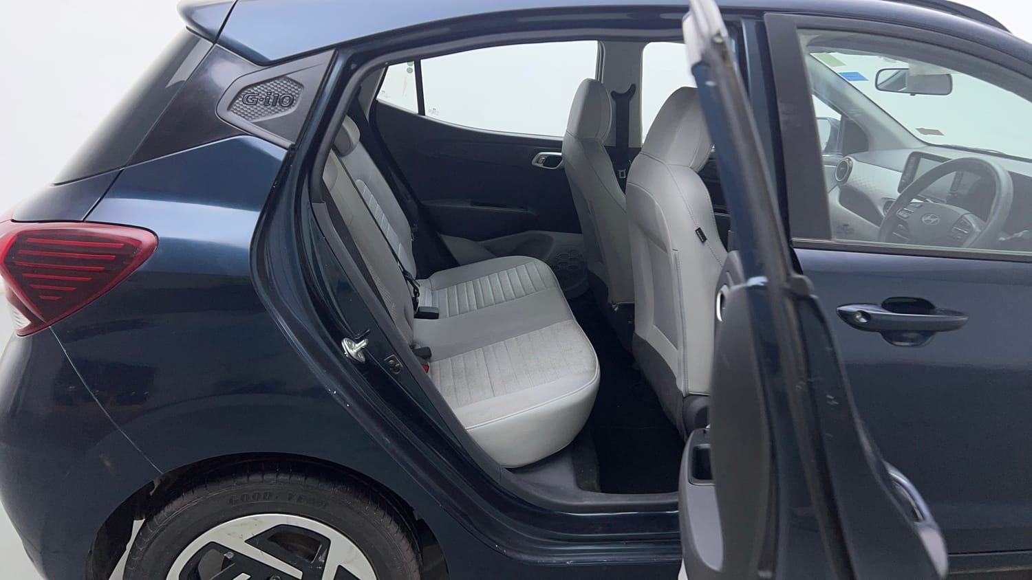 Used 2024 Hyundai Grand i10 Nios Sportz 1.2 Kappa VTVT Petrol Manual interior RIGHT SIDE REAR DOOR CABIN VIEW