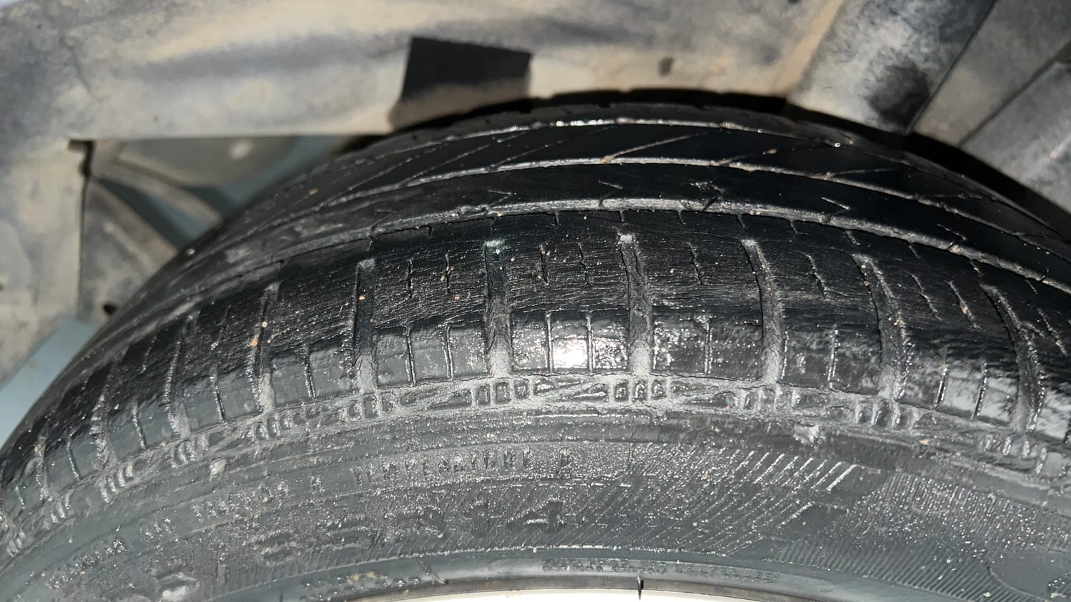 Used 2017 Hyundai Grand i10 Magna 1.2 Kappa VTVT Petrol Manual tyres LEFT REAR TYRE TREAD VIEW