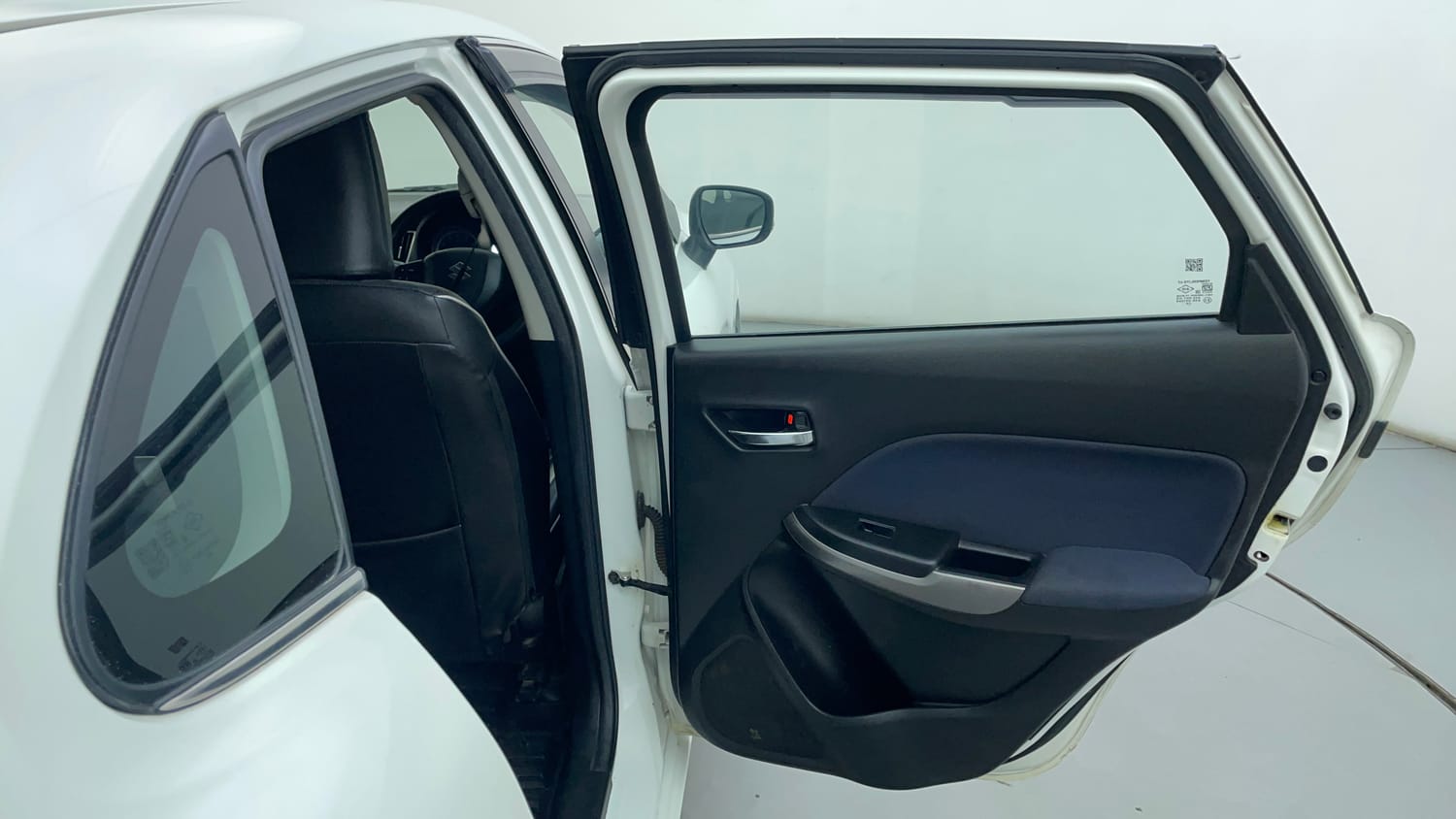 Used 2020 Maruti Suzuki Baleno Zeta Petrol Manual interior RIGHT REAR DOOR OPEN VIEW