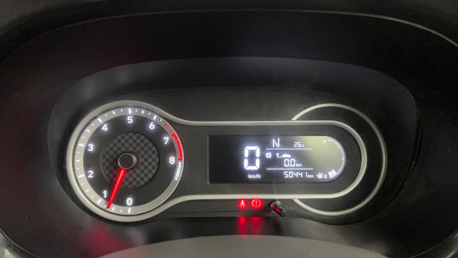 Used 2020 Hyundai Aura SX Plus 1.2 AMT Petrol Petrol Automatic interior CLUSTERMETER VIEW
