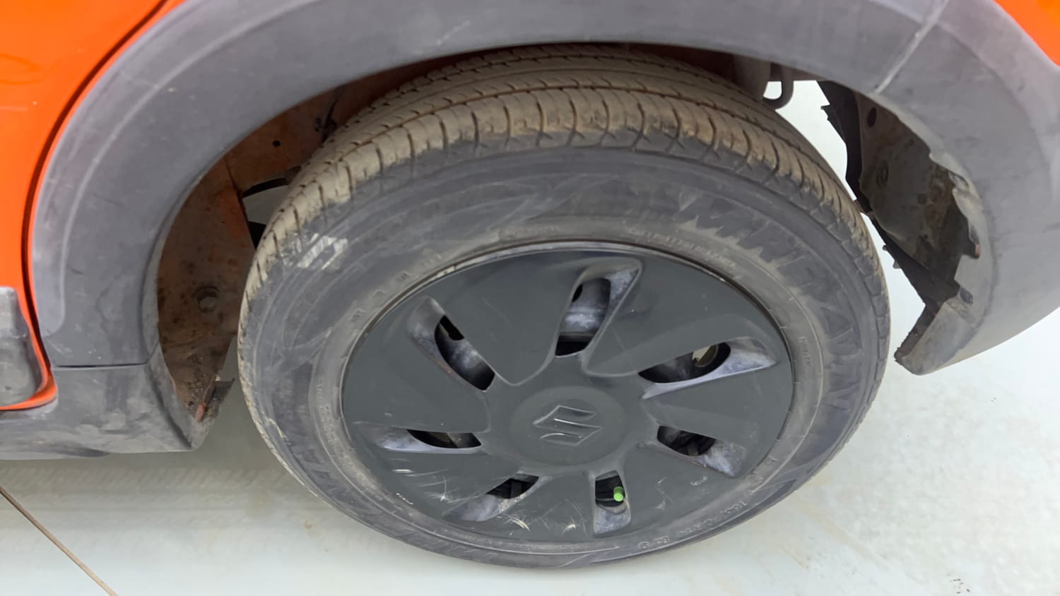 Used 2019 Maruti Suzuki Celerio X ZXi Petrol Manual tyres LEFT REAR TYRE RIM VIEW