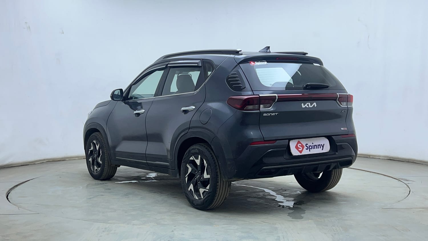 Used 2022 Kia Sonet Anniversary Edition 1.0 DCT Petrol Automatic exterior LEFT REAR CORNER VIEW