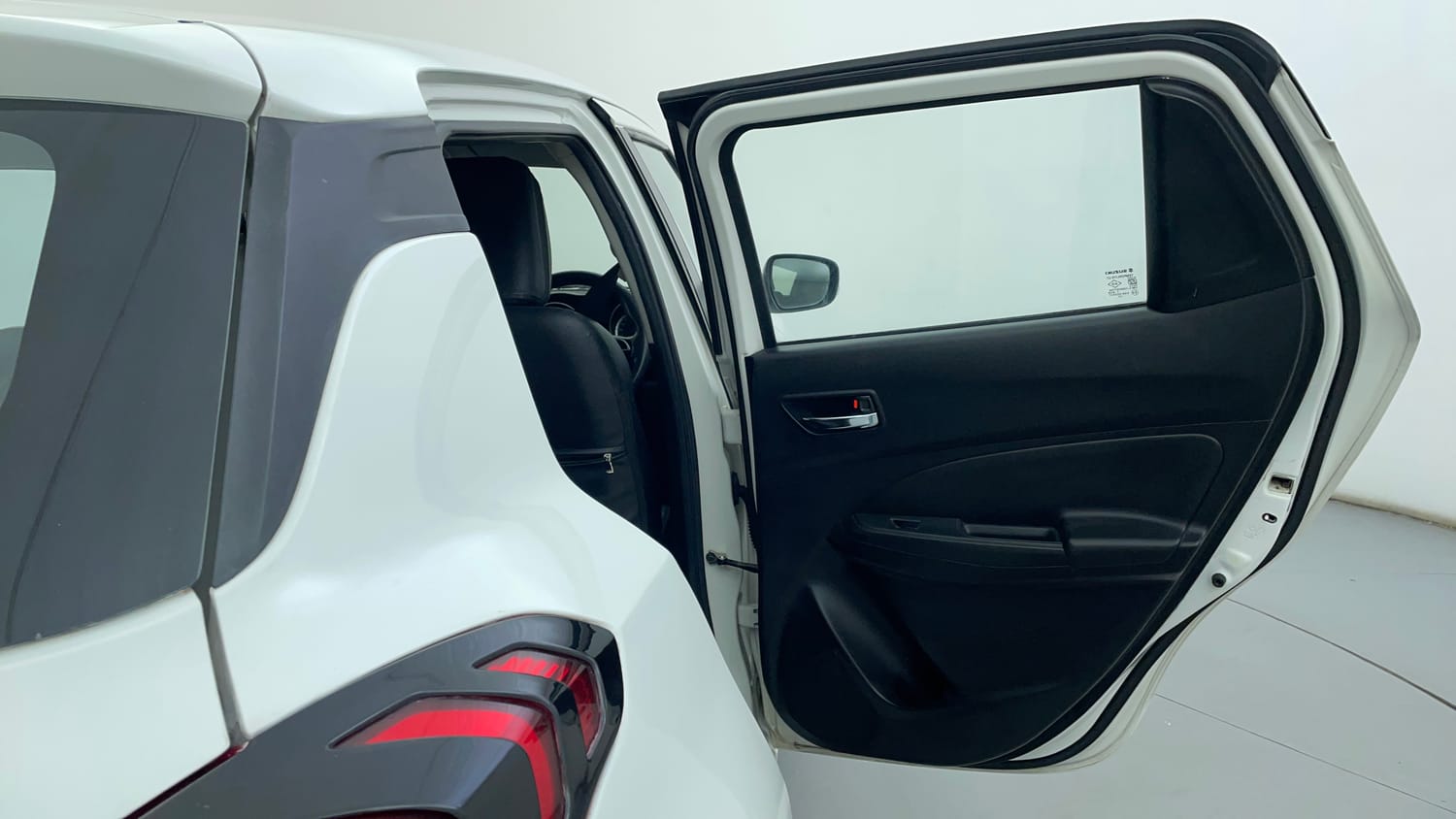 Used 2022 Maruti Suzuki Swift VXi Petrol Manual interior RIGHT REAR DOOR OPEN VIEW