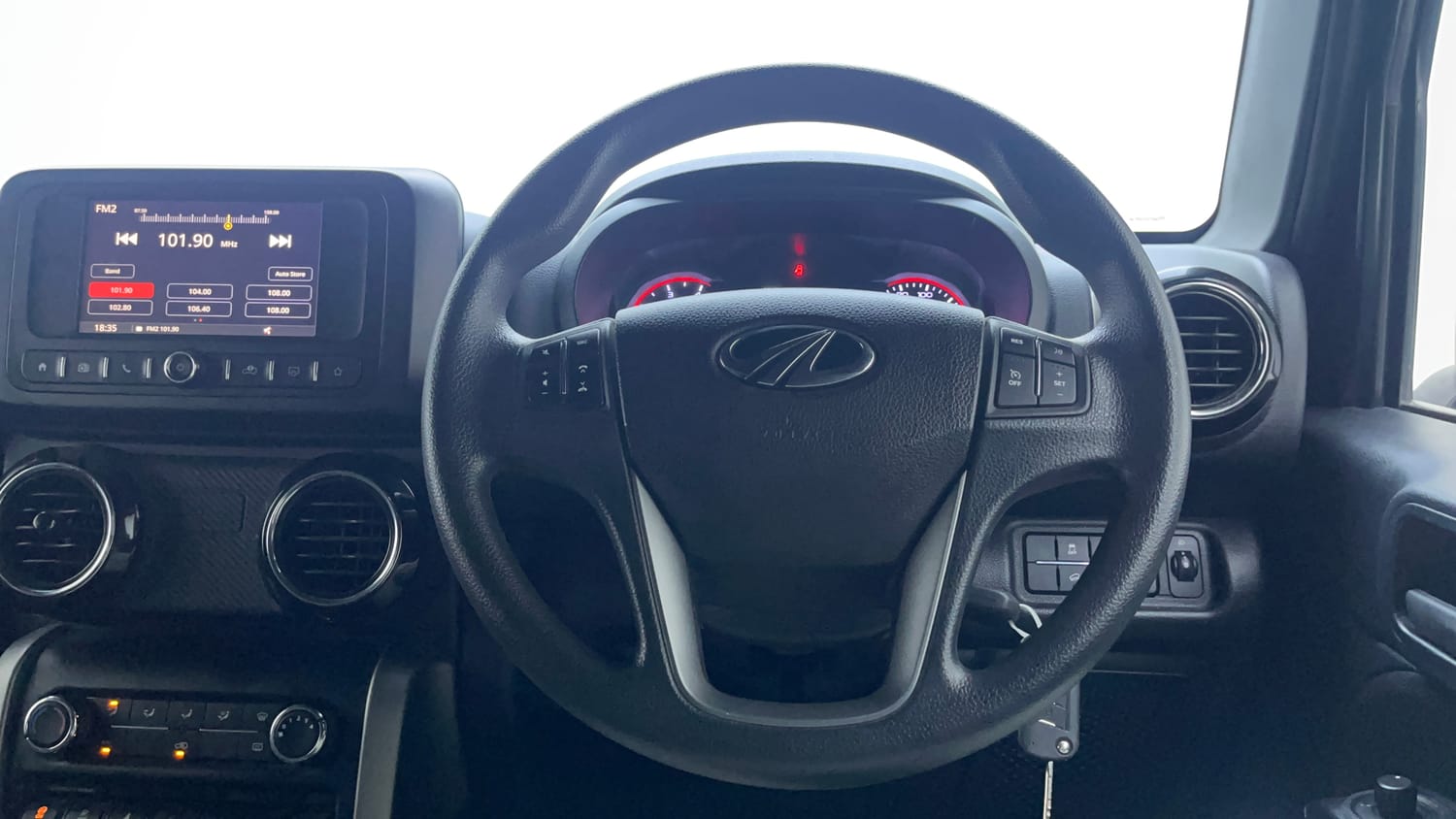Used 2021 mahindra Thar LX Hard Top Diesel MT 4WD Diesel Manual interior STEERING VIEW