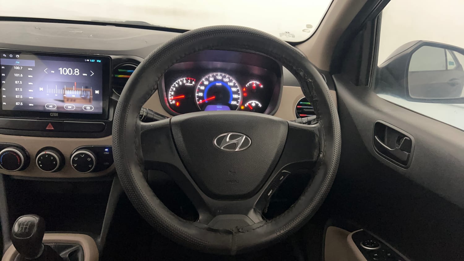 Used 2017 Hyundai Grand i10 Magna 1.2 Kappa VTVT Petrol Manual interior STEERING VIEW