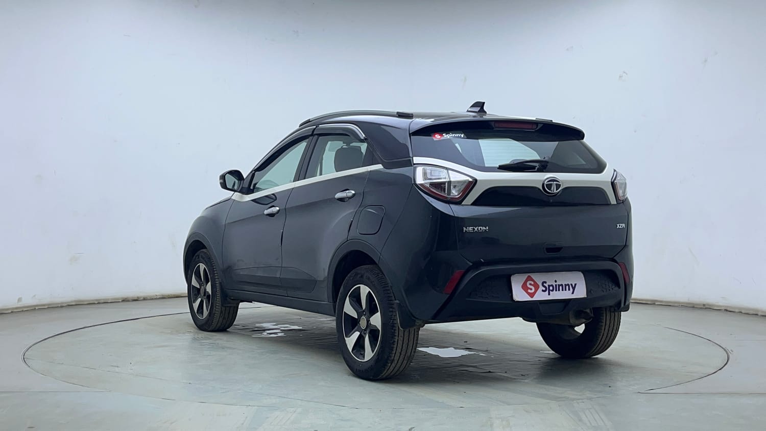 Used 2019 Tata Nexon XZA Plus Petrol Petrol Automatic exterior LEFT REAR CORNER VIEW