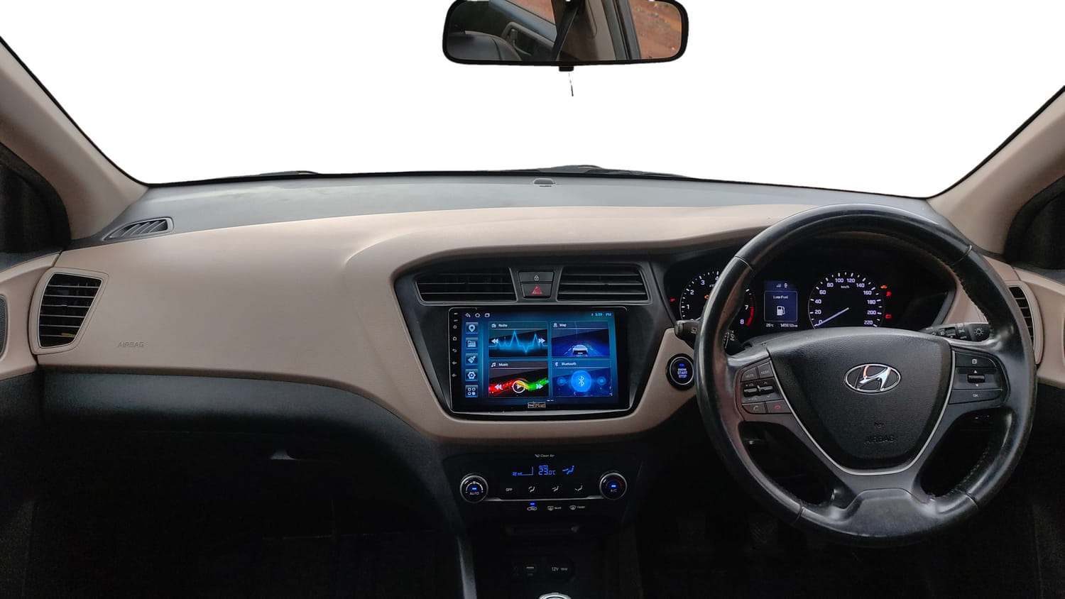 Used 2017 Hyundai Elite i20 Asta 1.2 (O) Petrol Manual interior DASHBOARD VIEW