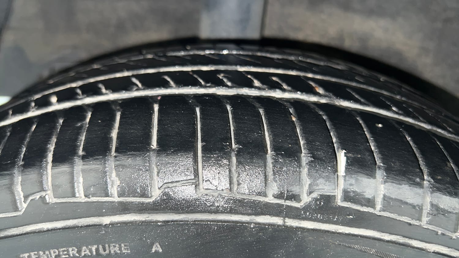 Used 2017 Hyundai Grand i10 Magna 1.2 Kappa VTVT Petrol Manual tyres RIGHT REAR TYRE TREAD VIEW