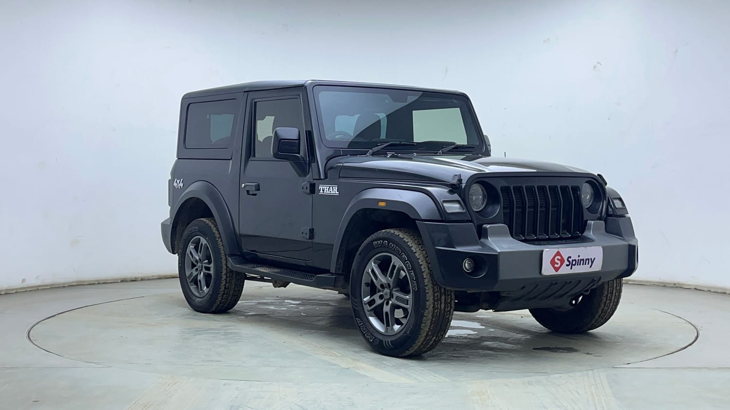 Used 2021 mahindra Thar LX Hard Top Diesel MT 4WD Diesel Manual exterior RIGHT FRONT CORNER VIEW