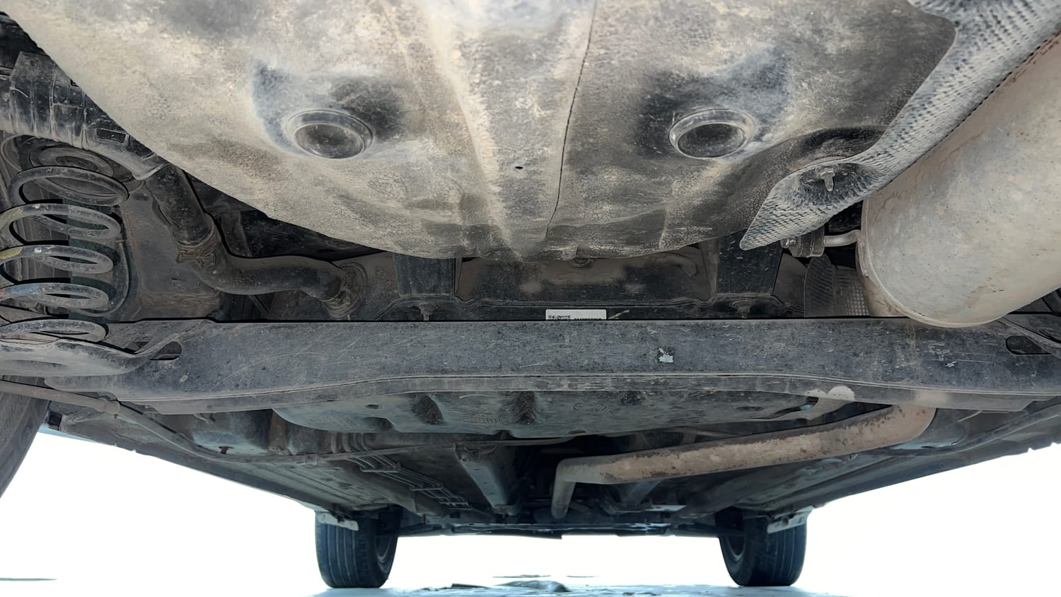 Used 2021 Kia Sonet GTX Plus 1.5 AT Diesel Automatic extra REAR UNDERBODY VIEW (TAKEN FROM REAR)