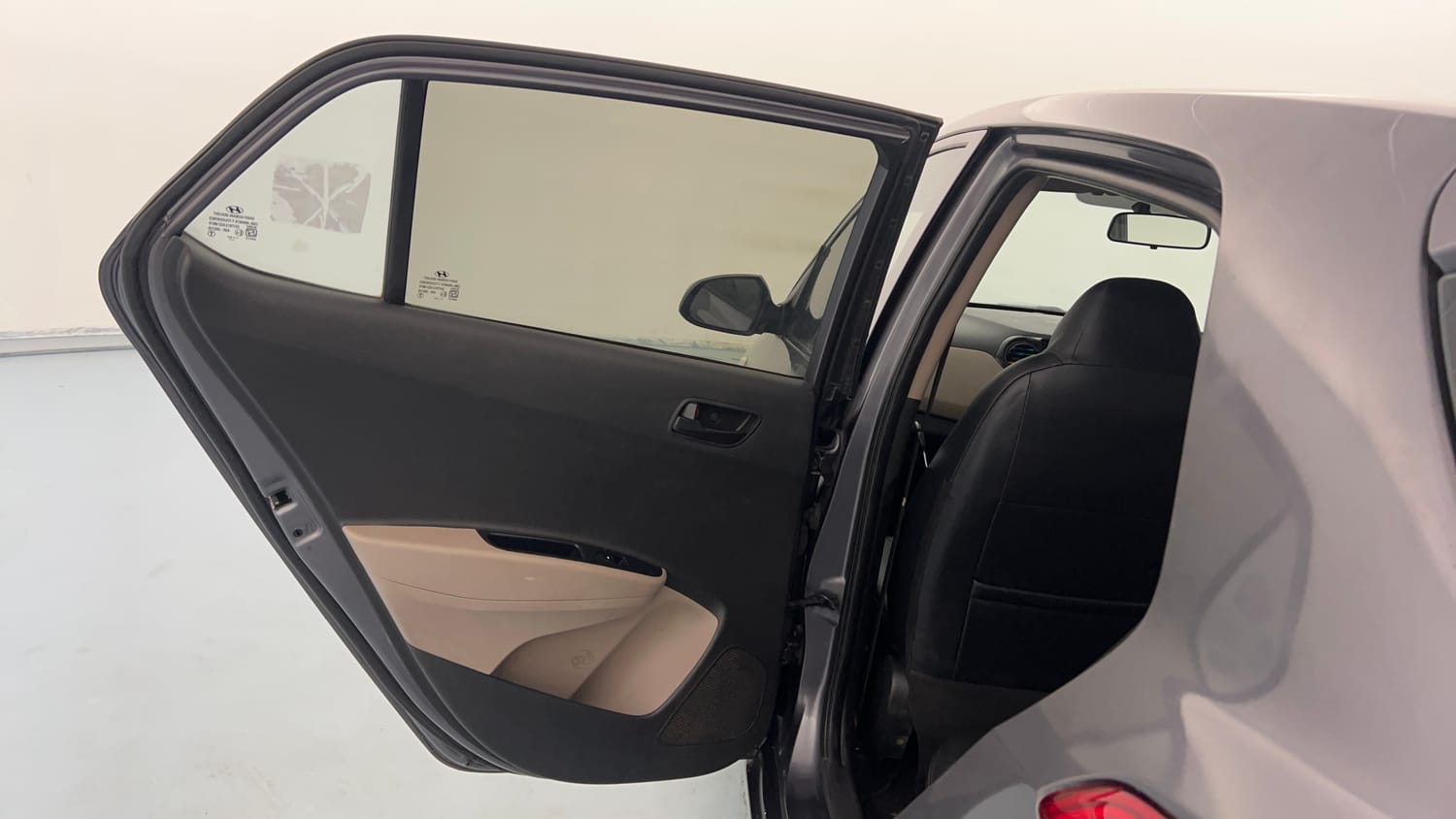 Used 2017 Hyundai Grand i10 Magna 1.2 Kappa VTVT Petrol Manual interior LEFT REAR DOOR OPEN VIEW