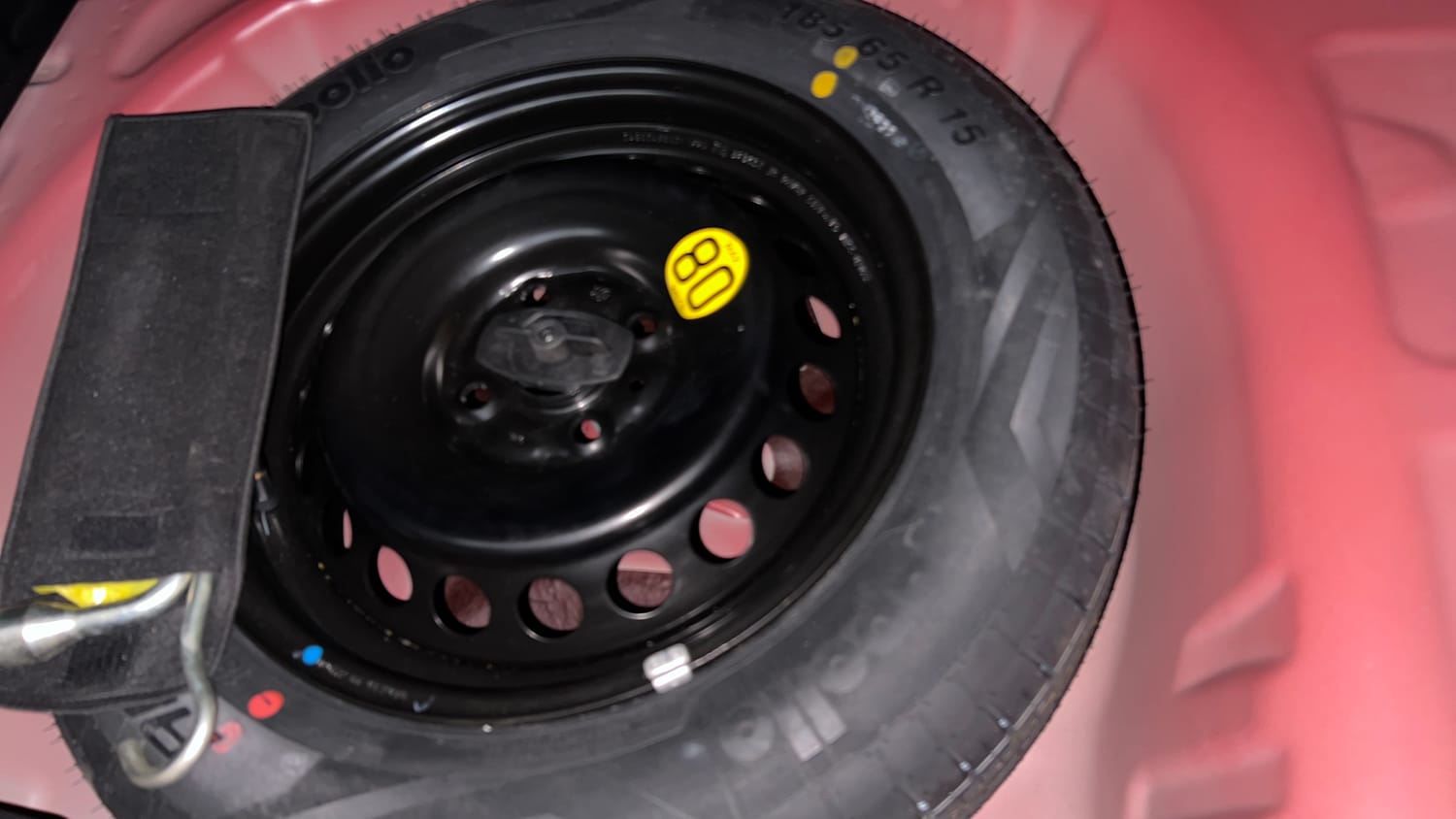 Used 2022 Maruti Suzuki Baleno Alpha AGS Petrol Automatic tyres SPARE TYRE VIEW