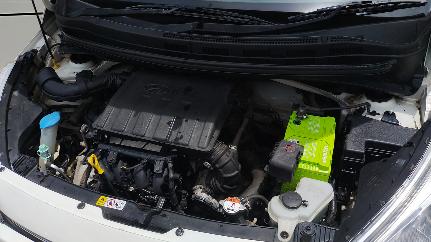 Used 2016 Hyundai Grand i10 Sportz 1.2 Kappa VTVT Petrol Manual engine ENGINE LEFT SIDE VIEW