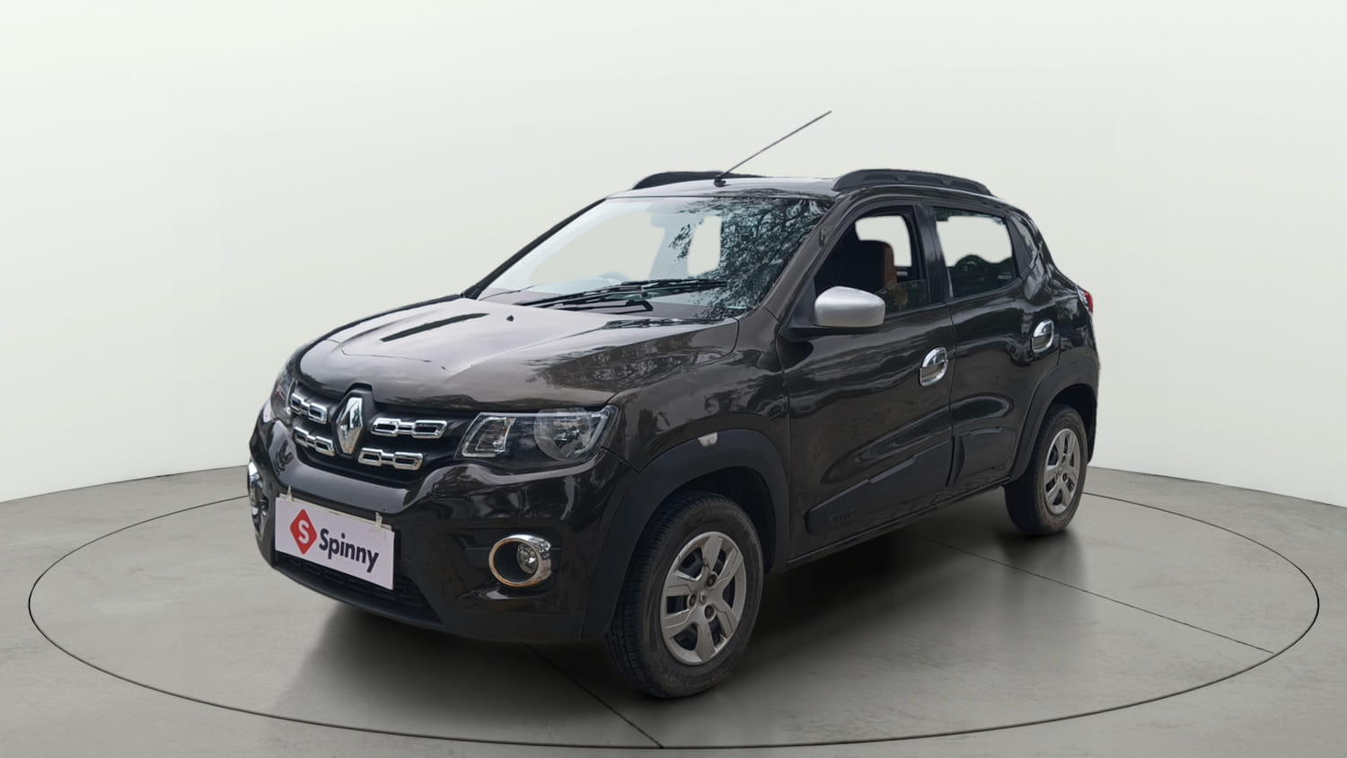 Used 2017 Renault Kwid 1.0 RXT Petrol Manual exterior LEFT FRONT CORNER VIEW