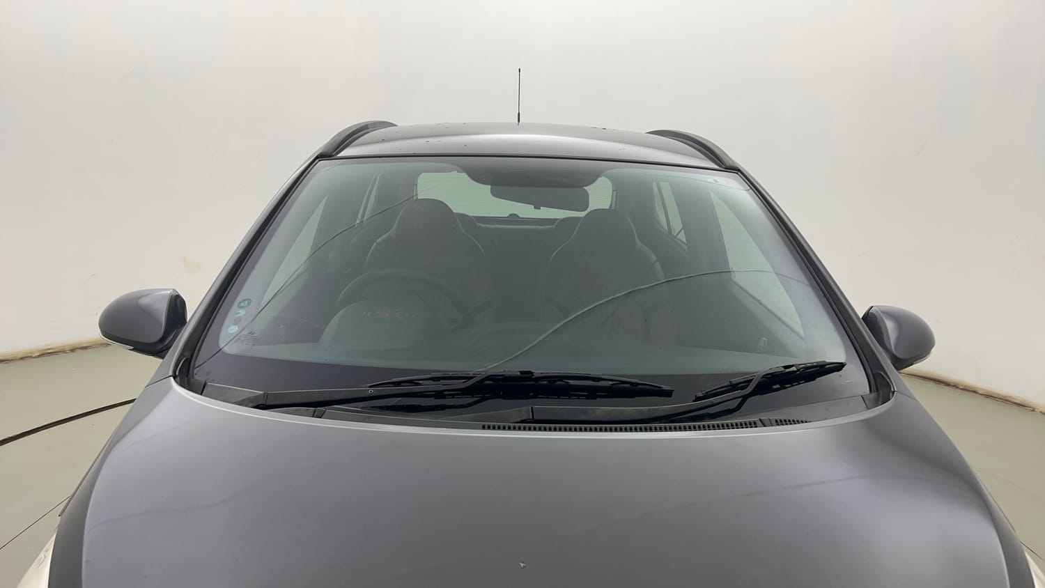Used 2015 Hyundai Grand i10 Sportz 1.2 Kappa VTVT Petrol Manual exterior FRONT WINDSHIELD VIEW