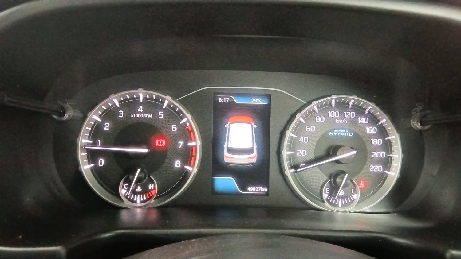 Used 2022 Maruti Suzuki Brezza ZXi Plus Petrol Manual interior CLUSTERMETER VIEW