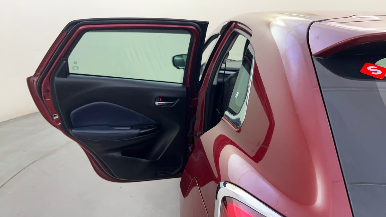 Used 2022 Maruti Suzuki Baleno Alpha AGS Petrol Automatic interior LEFT REAR DOOR OPEN VIEW