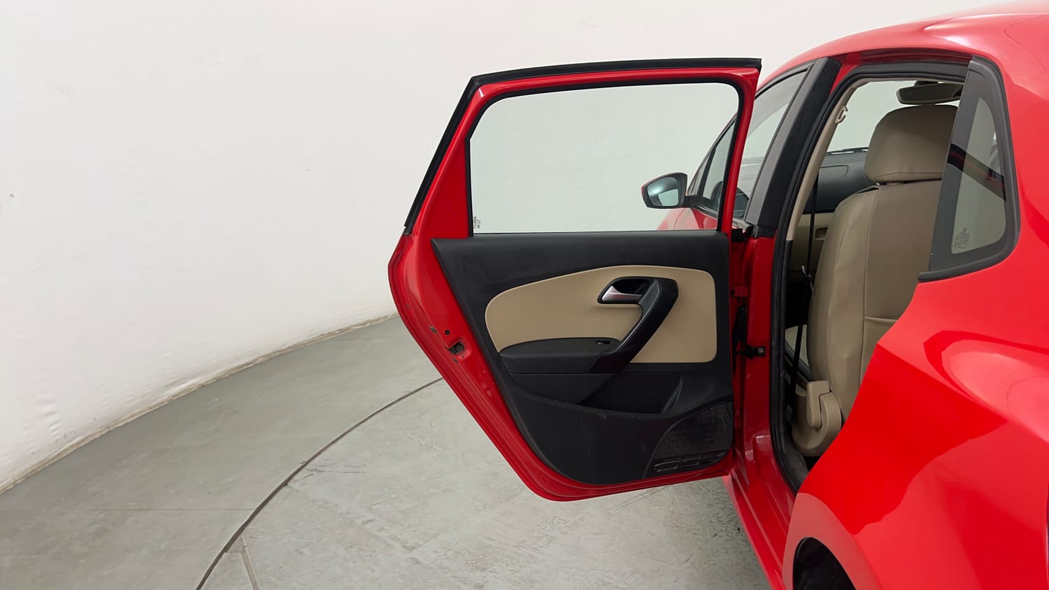 Used 2016 Volkswagen Polo Highline1.2L (P) Petrol Manual interior LEFT REAR DOOR OPEN VIEW