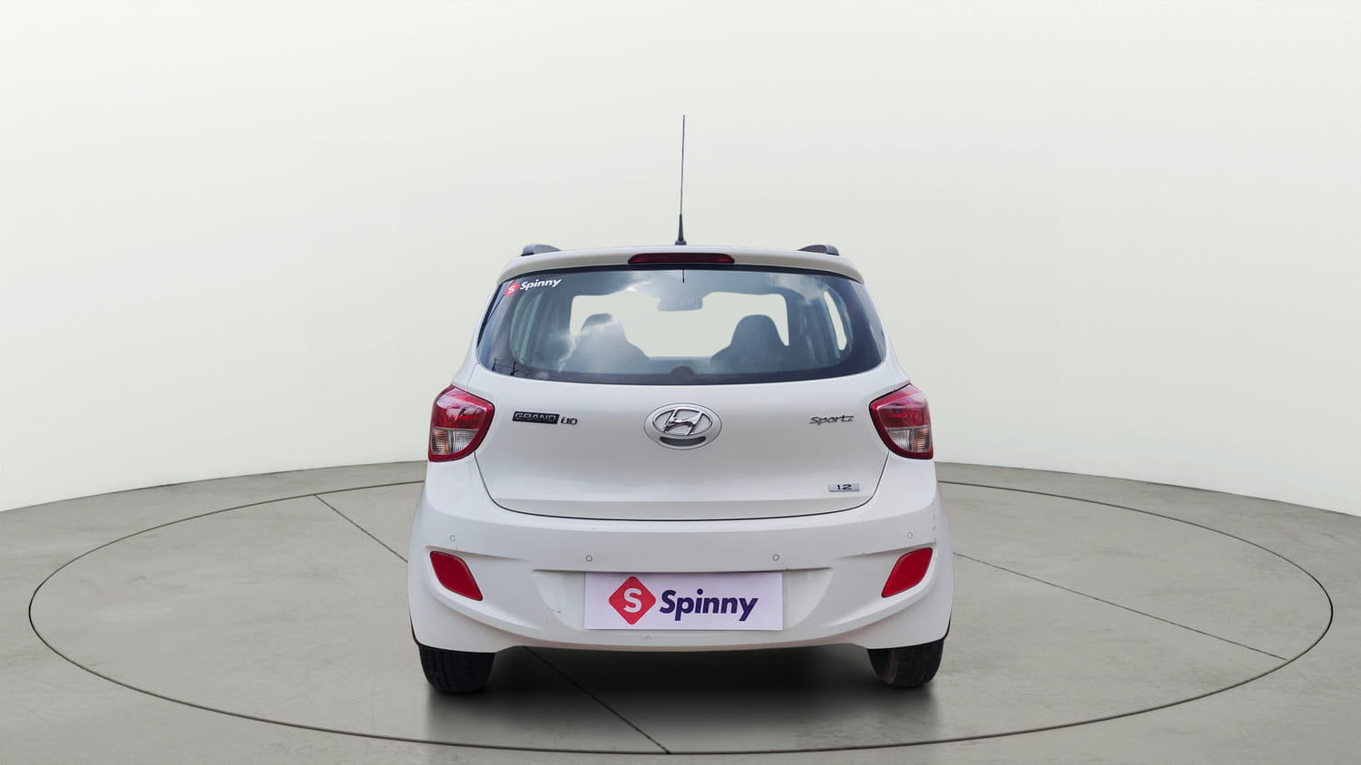 Used 2016 Hyundai Grand i10 Sportz 1.2 Kappa VTVT Petrol Manual exterior BACK VIEW